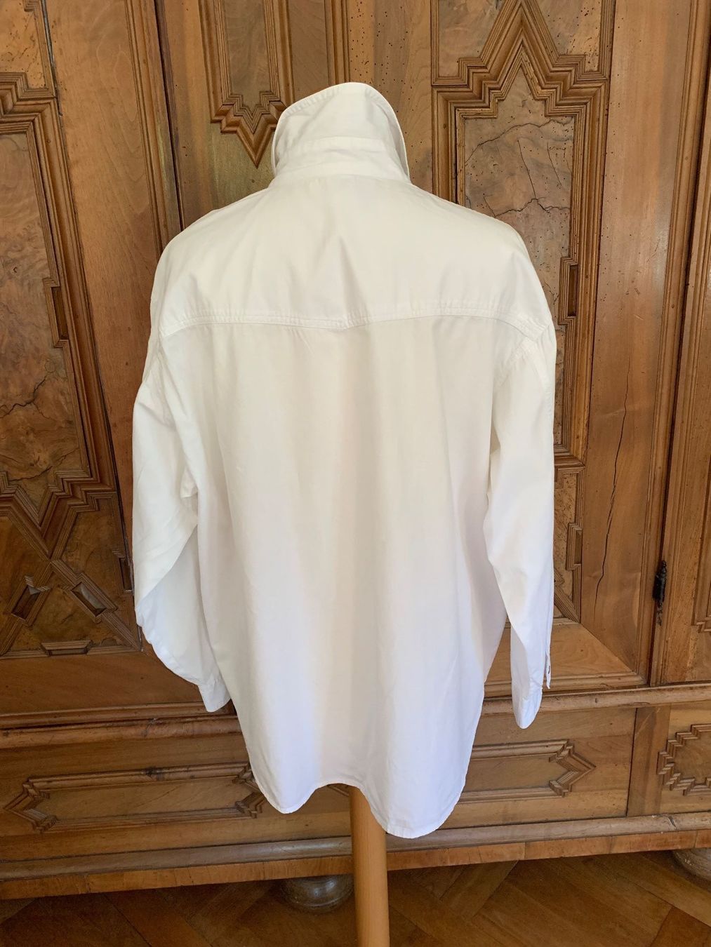 Camicie: Bluse - Hemd 100% Baumwolle Gr L Farbe: Weiß – Usato da Interlaken venduto da Bona55 2