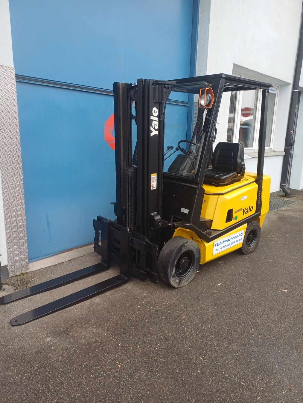 Carrelli elevatori e a forche: YALE Benzin-Gabelstapler 2000 kg, 4,3 m – Usato da Aarwangen venduto da fsa-maschinen 1