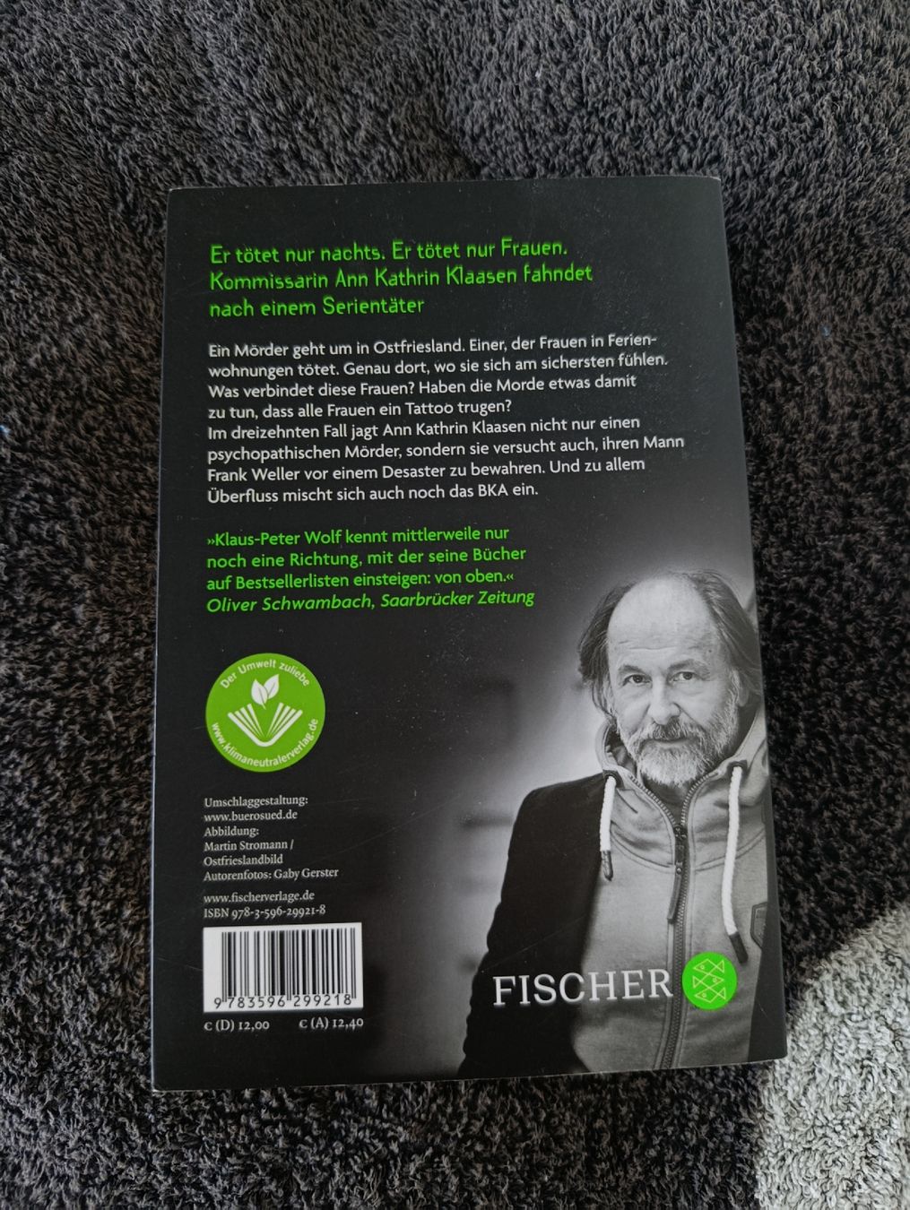 Libri: Klaus-Peter Wolf Ostfriesennacht – Usato da Bellach venduto da TORA4 1