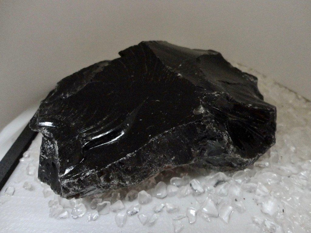 Minerali & Pietre curative: Obsidian roh – Nuovo (secondo la descrizione) da Biberist venduto da Steine 3