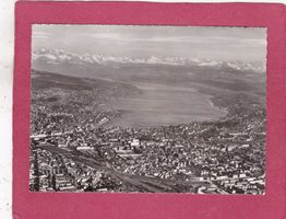 Zürich  Flugaufnahme 1953