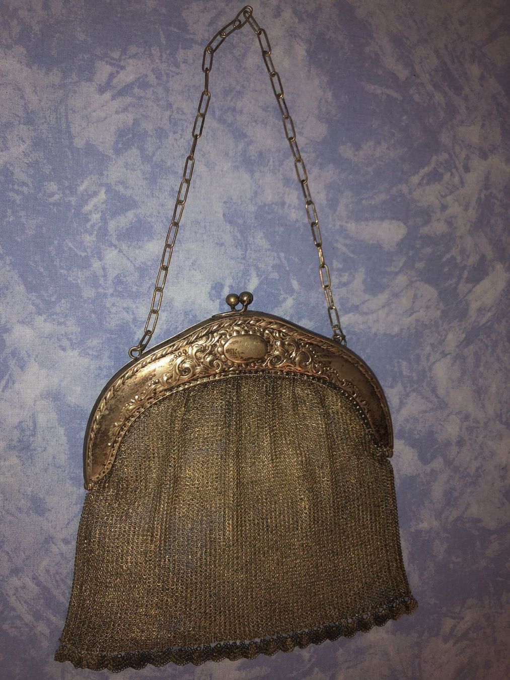 Borse da donna: handtasche netztasche gehäkelt metall – Usato da Basel venduto da dept 2