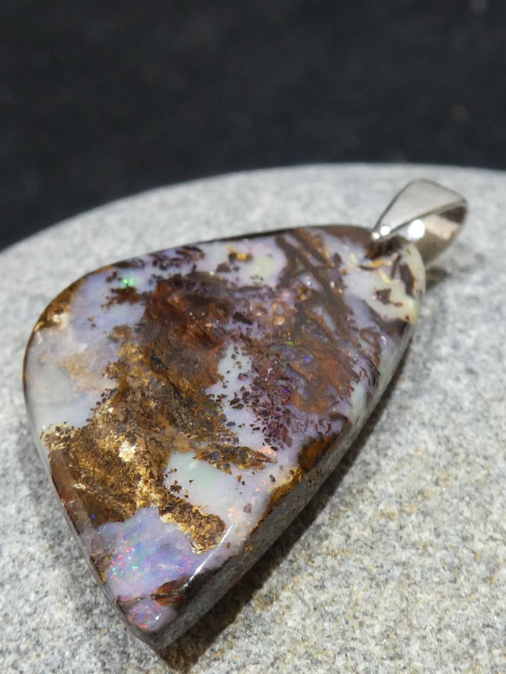 Ciondoli: Anhänger Boulder Opal. – Nuovo (secondo la descrizione) da Niederbüren venduto da Raphael014 4
