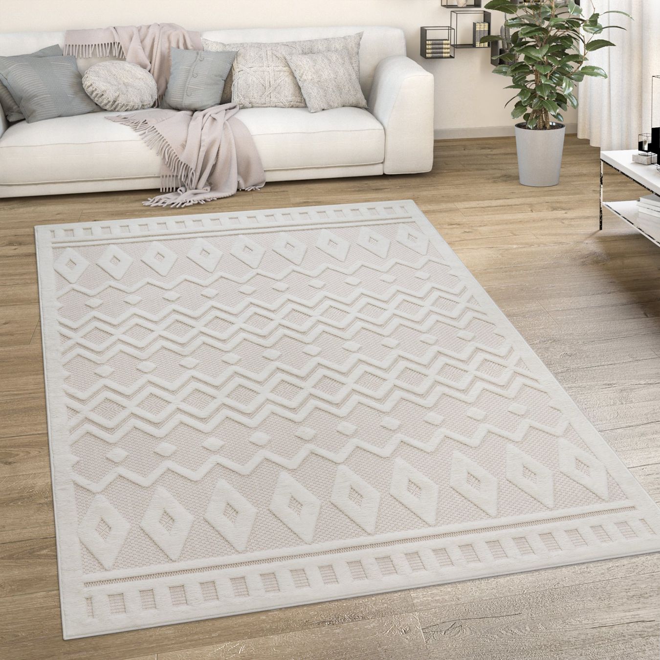 Tappeti: RIESIG! Einzigartiger Teppich 3D Effekt Boho Ethno 240x340 – Nuovo e nell'imballaggio originale da Bern venduto da Miraitrading 1
