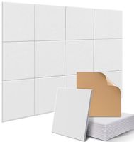 Akustikpaneele selbstklebend quadratisch 12St. für die Wand