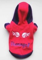 Warmer Hunde Pullover Rosa 25 cm Fleece mit Stickerei Angel