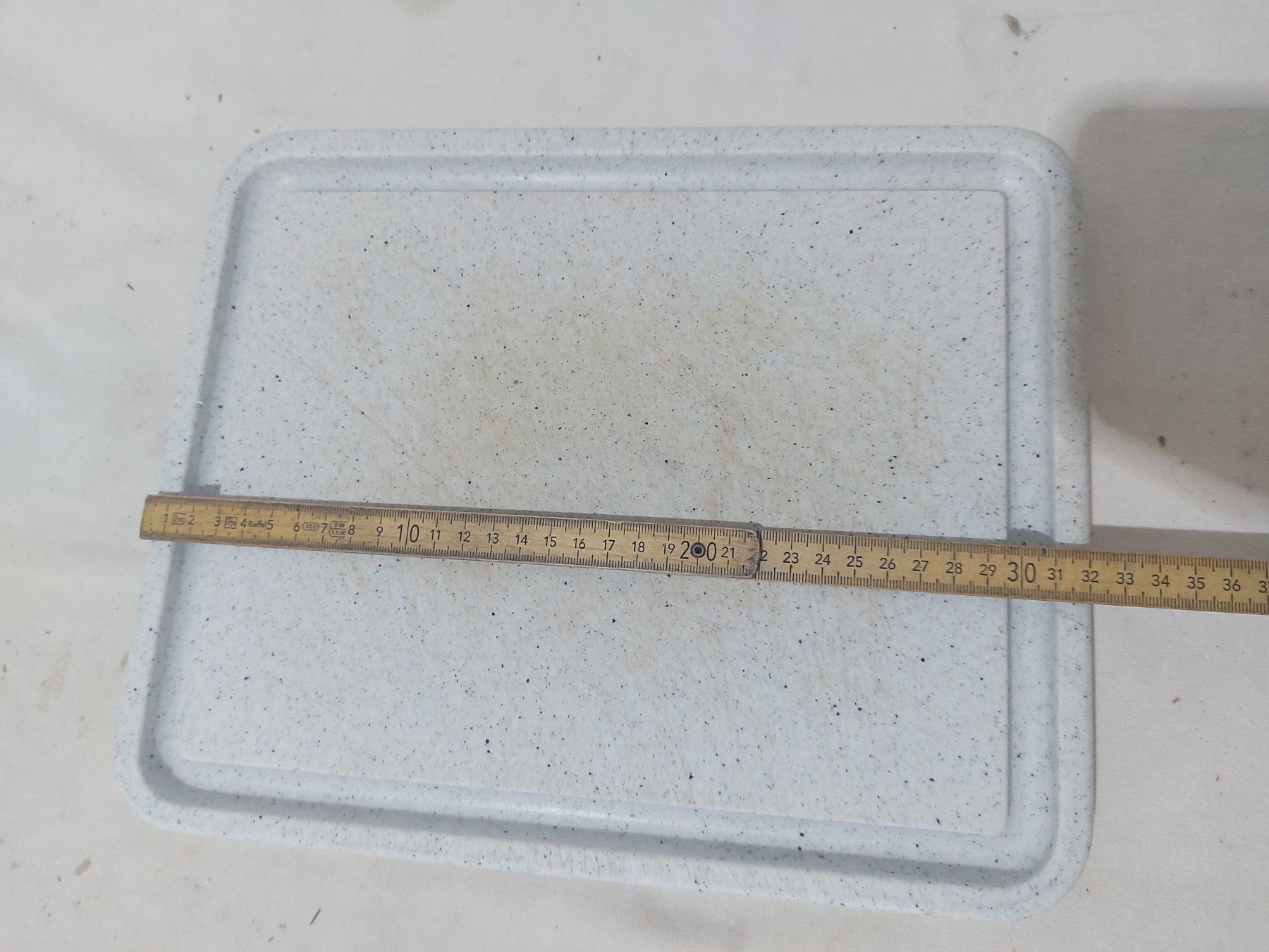 Elettrodomestici da cucina: Weisses Schneidebrett, 32x26cm Kunststoff – Usato da Rheinau venduto da profitronic.shop 3