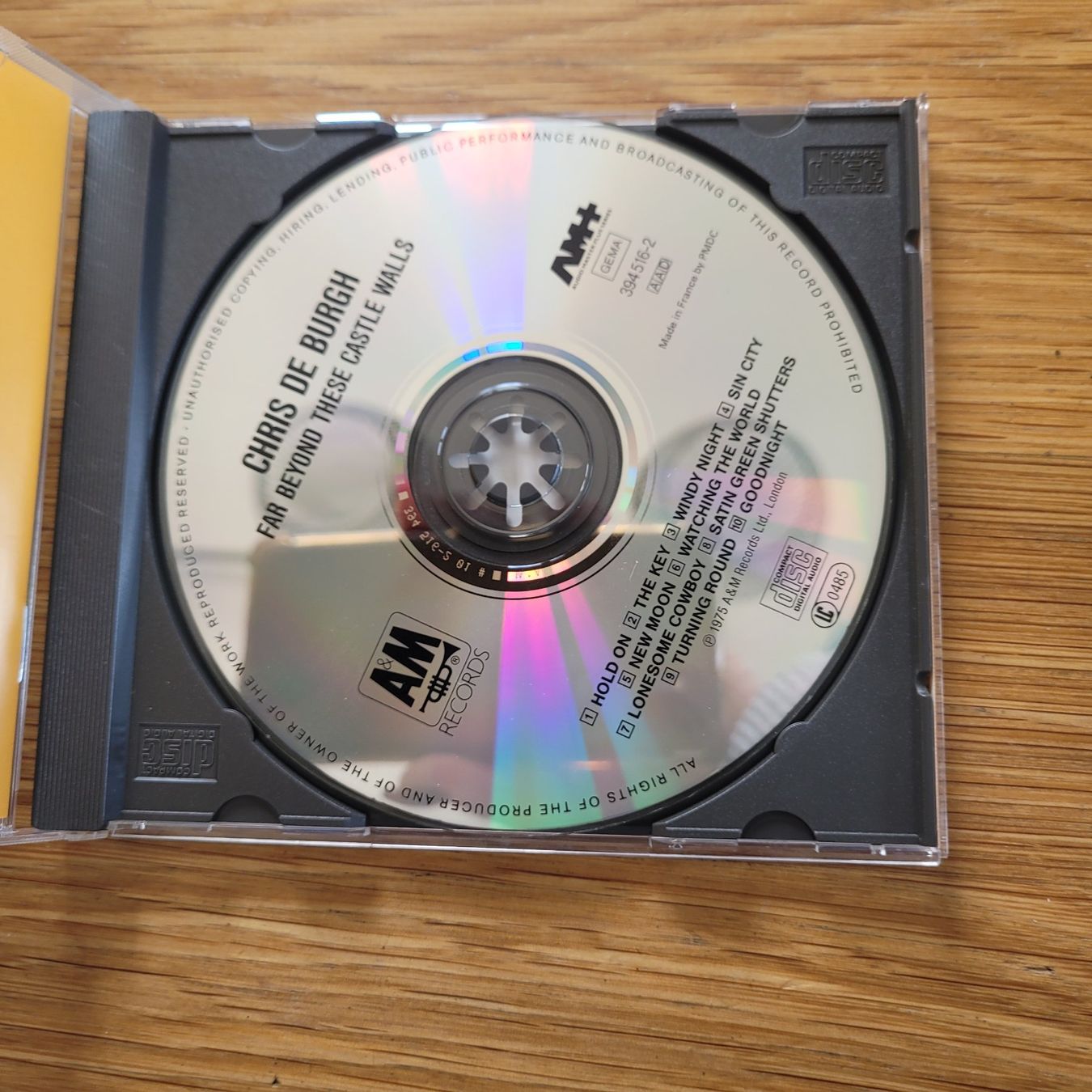 CD: CD Chris De Burgh Casle Walls – Usato da Biel/Bienne venduto da Destockweb 1