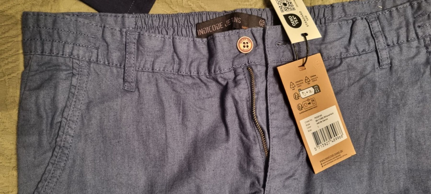 Pantaloni: Chino Leinen Sommerhose Gr.L – Usato da Embrach venduto da Valday 1