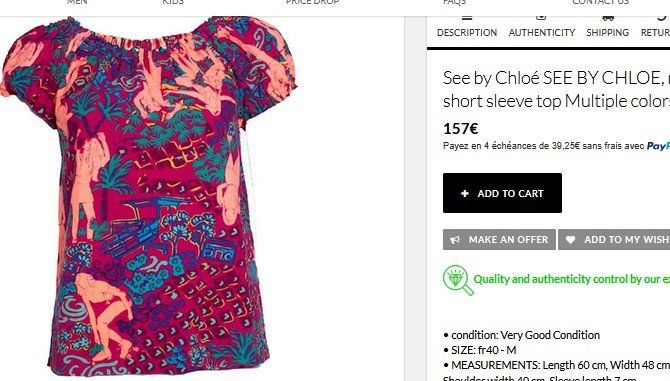 Chloé Blusen: See By Chloé  Bluse / blouse  36 – Gebraucht aus Collonges von arashee 6