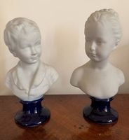 BISCUITS PAIRE  Les enfants Brongniart LIMOGES 