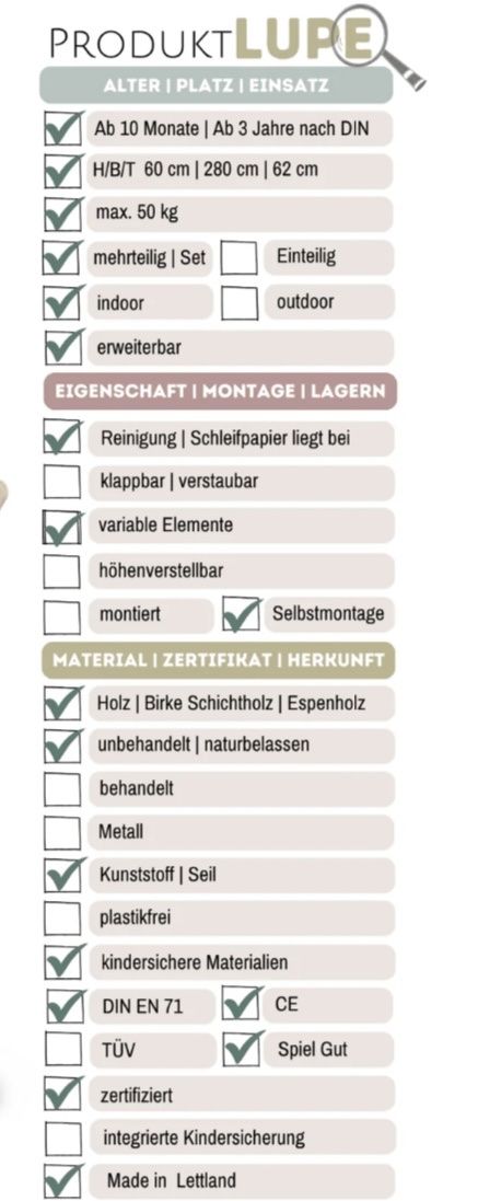 Altre altalene da giardino: Kletterling Schaukelhörnchen neuwertig – Nuovo (secondo la descrizione) da Gelterkinden venduto da ver_jm7p 4