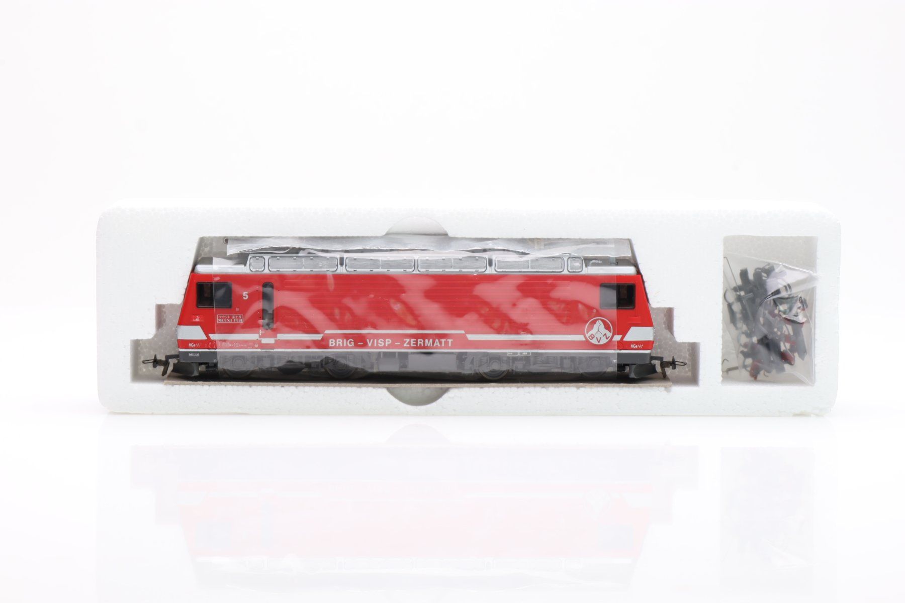 Bemo Modellini di ferrovie: Bemo 1262 505 BVZ HGe 4/4" Mount Fuji DC, H0m – Nuovo (secondo la descrizione) da Ried (Muotathal) venduto da Modellbahn.swiss 5