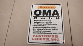 Schild ( ALUMINIUM ORIGINALVERPACKT)