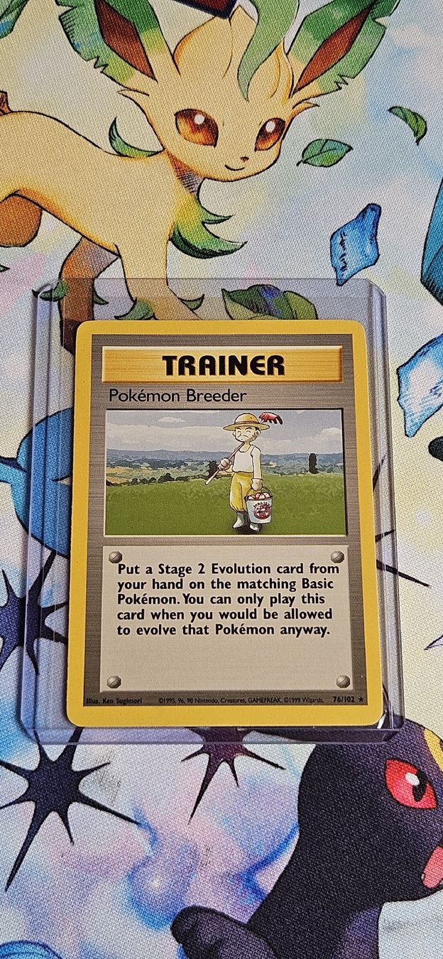 Pokémon Sammelbilder & Trading cards: Pokemon Breeder 76/102 Base Set ENG – Gebraucht aus Belp von Ginus85