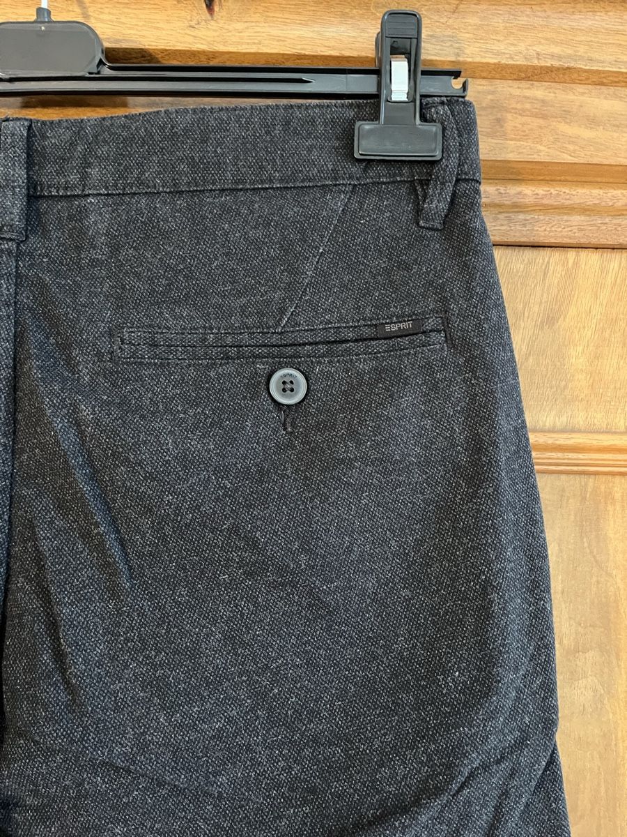 Esprit Hosen: Chino, dunkelgrau, Gr. 31/32 (slim), Esprit – Gebraucht aus St. Gallen von Gloom22 3