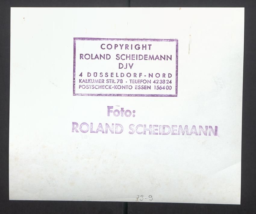 Photos & affiches: Fotografie Roland Scheidemann, Düsseldo – D'occasion à Berlin par bartko-reher 1