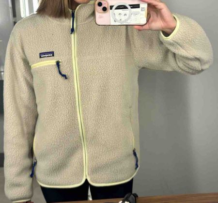 Giacca pile Patagonia beige M, NUOVA