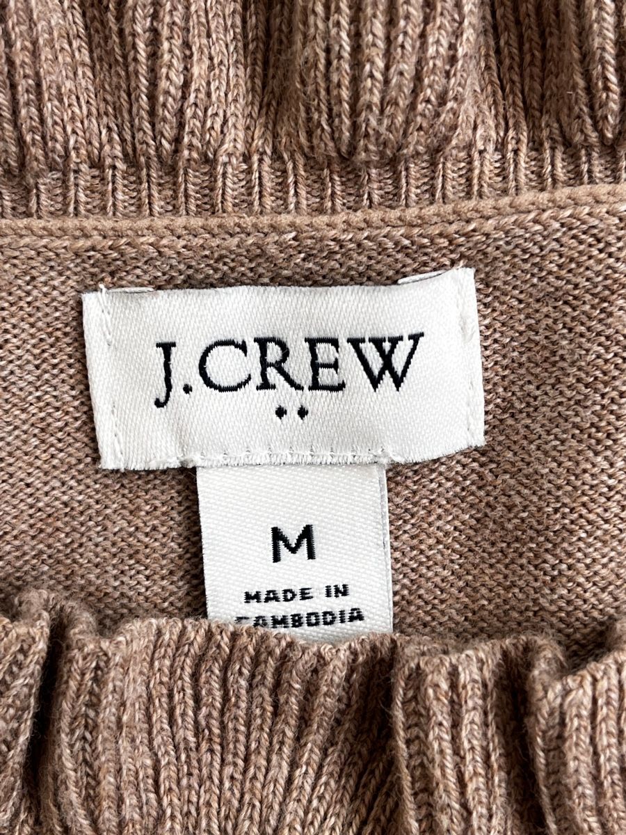 J.Crew Maglioni & Felpe: J.Crew Pullover Baumwolle braun Gr. M – Usato da Zürich venduto da Kleanthy 2