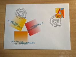 Ersttagsbrief "Botschaftsbrief" 1995 Schweiz CHF 0.90 🐦✉...