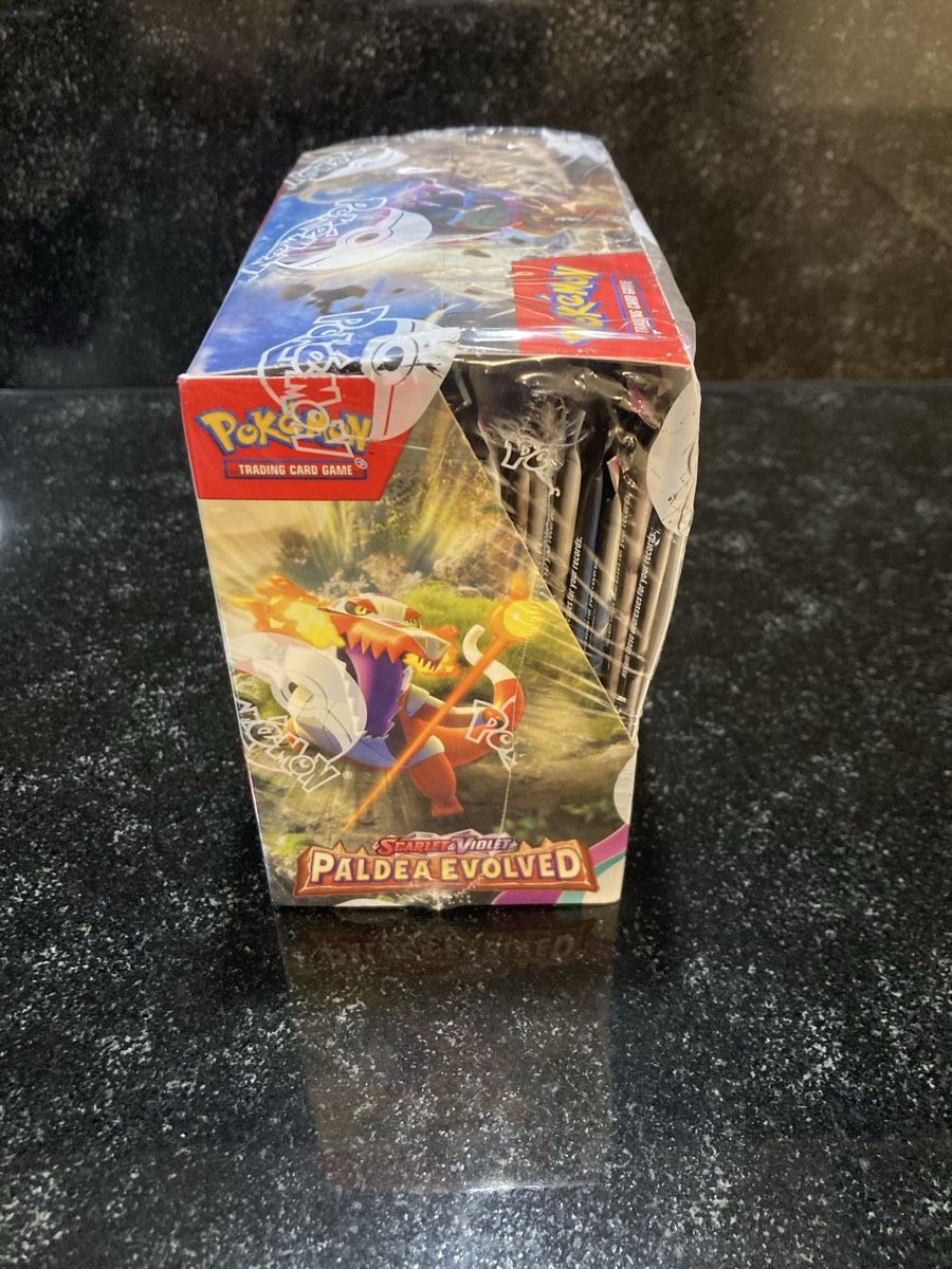 Pokémon Carte collezionabili: Paldea Evolved Display English Sealed + Acryl Case – Nuovo e nell'imballaggio originale da Wohlen AG venduto da Liridon22 4