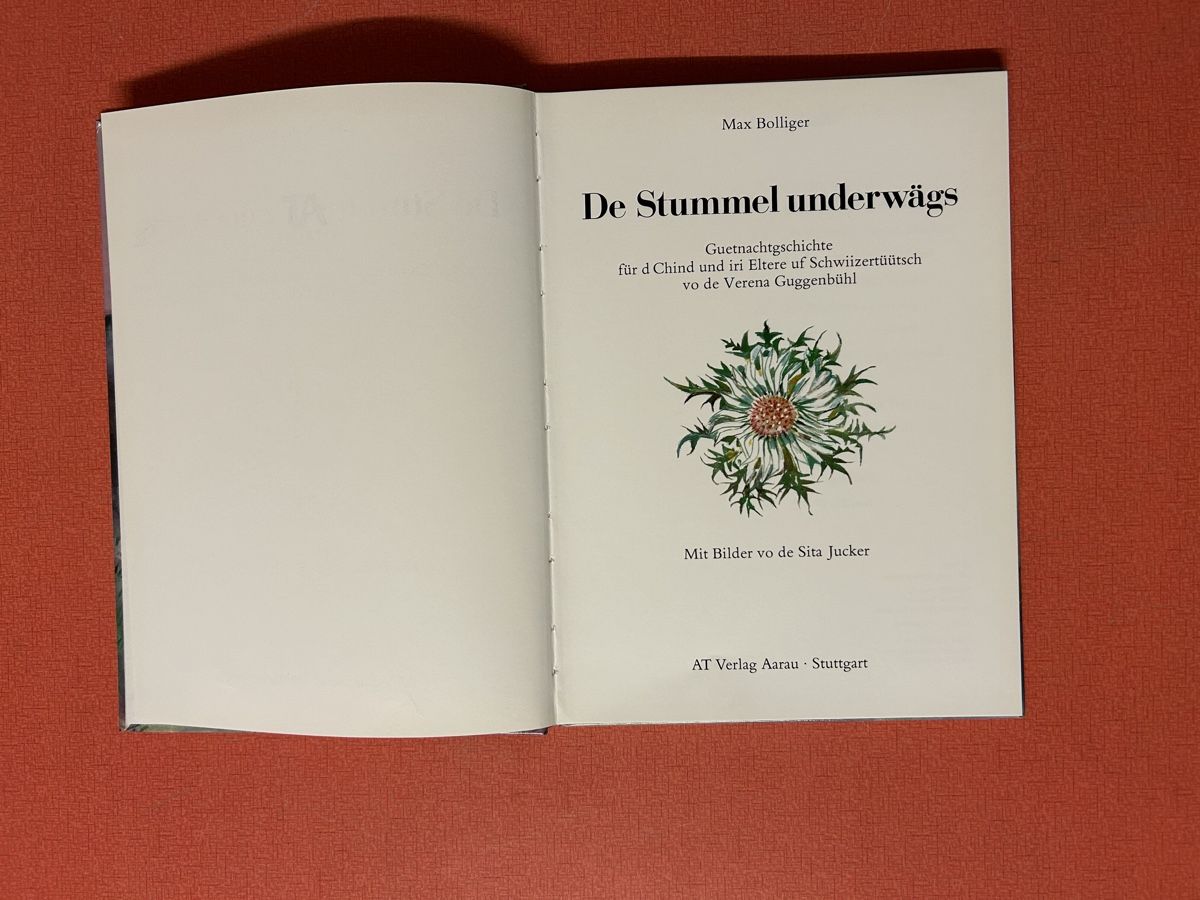 Bücher: "De Stummel underwägs" Kinderbuch Klassiker-schwiizerdütsch – Gebraucht aus Lanzenhäusern von vic63 1