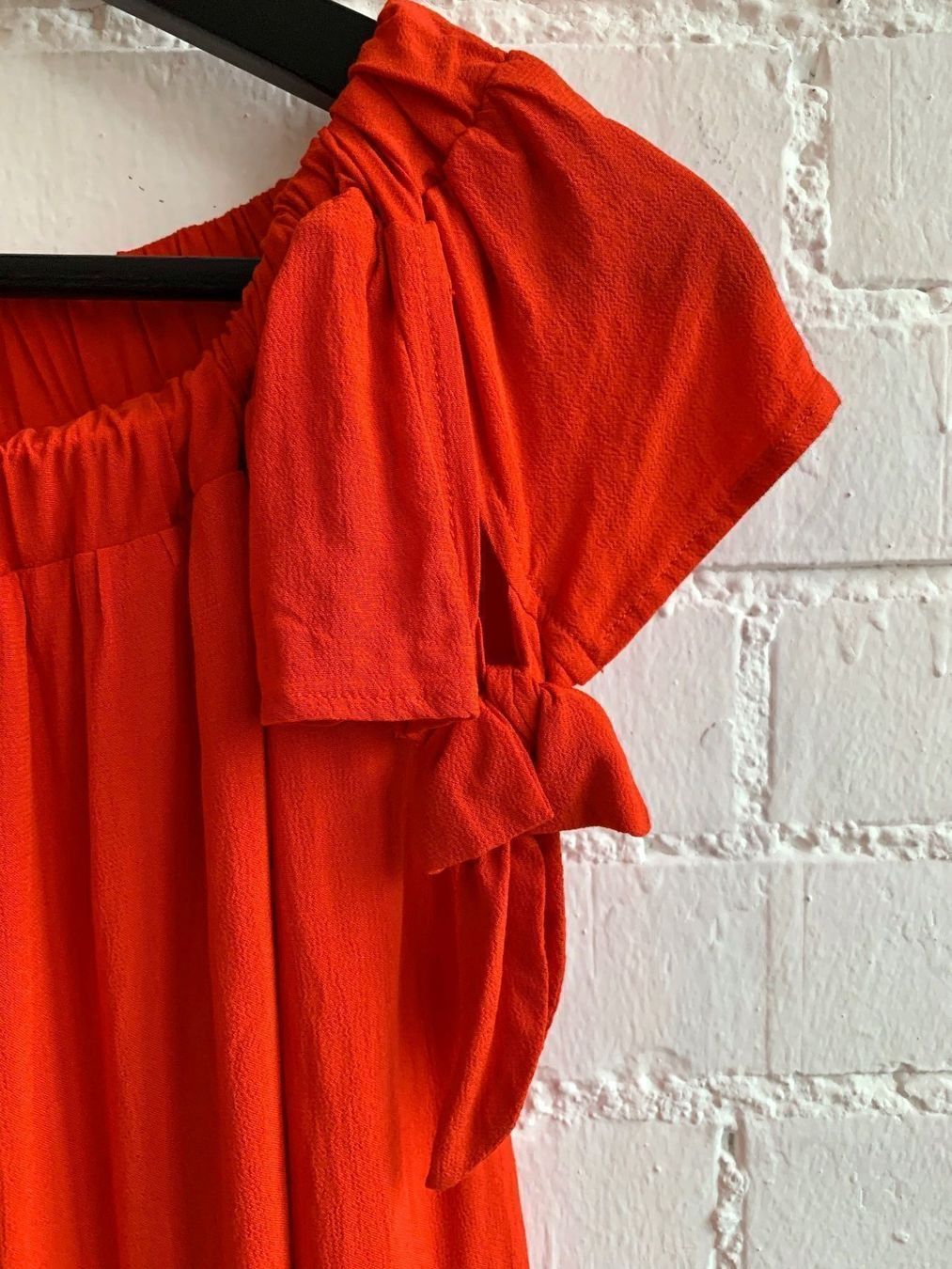 Mango Vestiti: Orange-Rotes Kleid von Mango – Usato da Bern venduto da Fraeuleinhonig 2