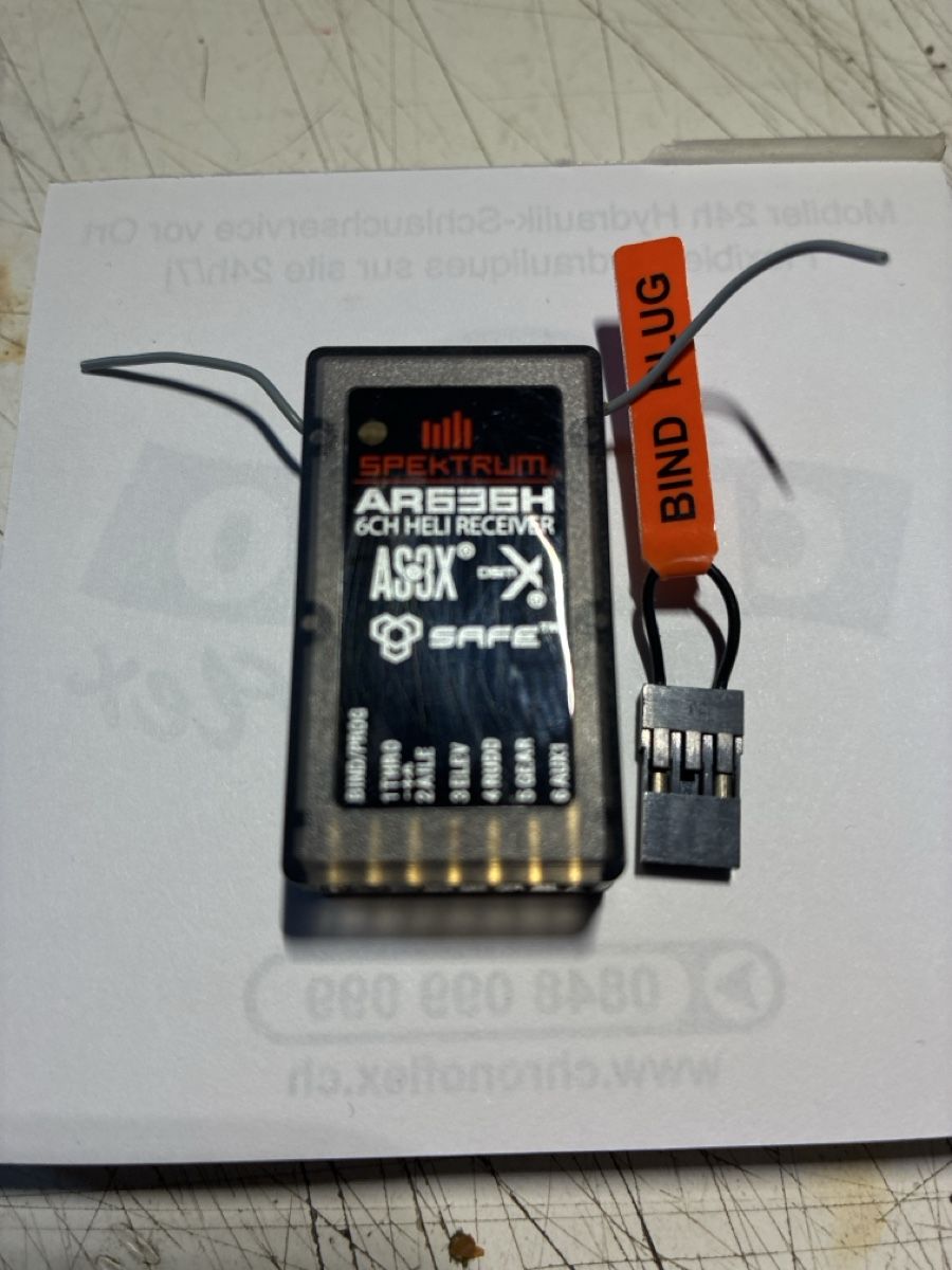 Spektrum Ricevitori: SPEKTRUM 6CH HELIRECEIVER – Usato da Arch venduto da benji14