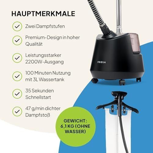 Fers à repasser: Kleidung Professionelle Dampfbürste 2200W 3l Wassertank – Neuf avec emballage d'origine à Hundwil par Stallone5 5
