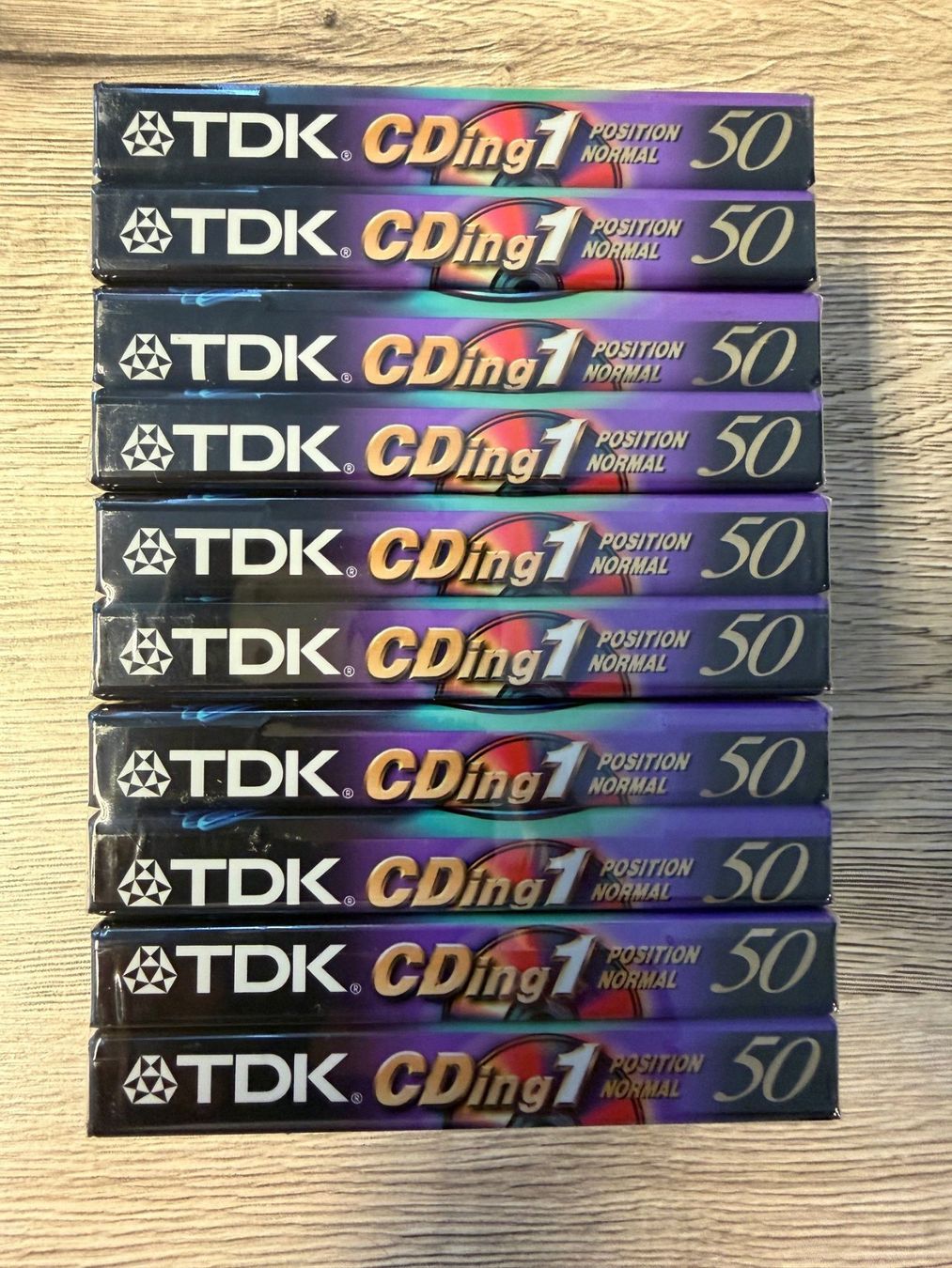 Musicassette: 10 Stk TDK - CDing1 50 Typ1 Normal OVP – Nuovo e nell'imballaggio originale da Klingnau venduto da AudioVision