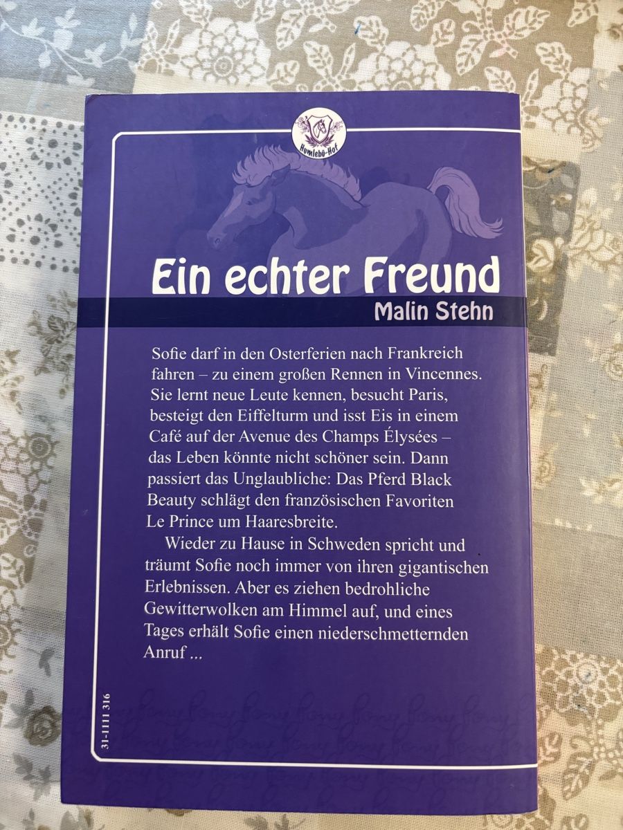 Libri: Jugendbuch Ein Echter Freund Malin Stehn – Usato da Wimmis venduto da Soccerfanshop 1