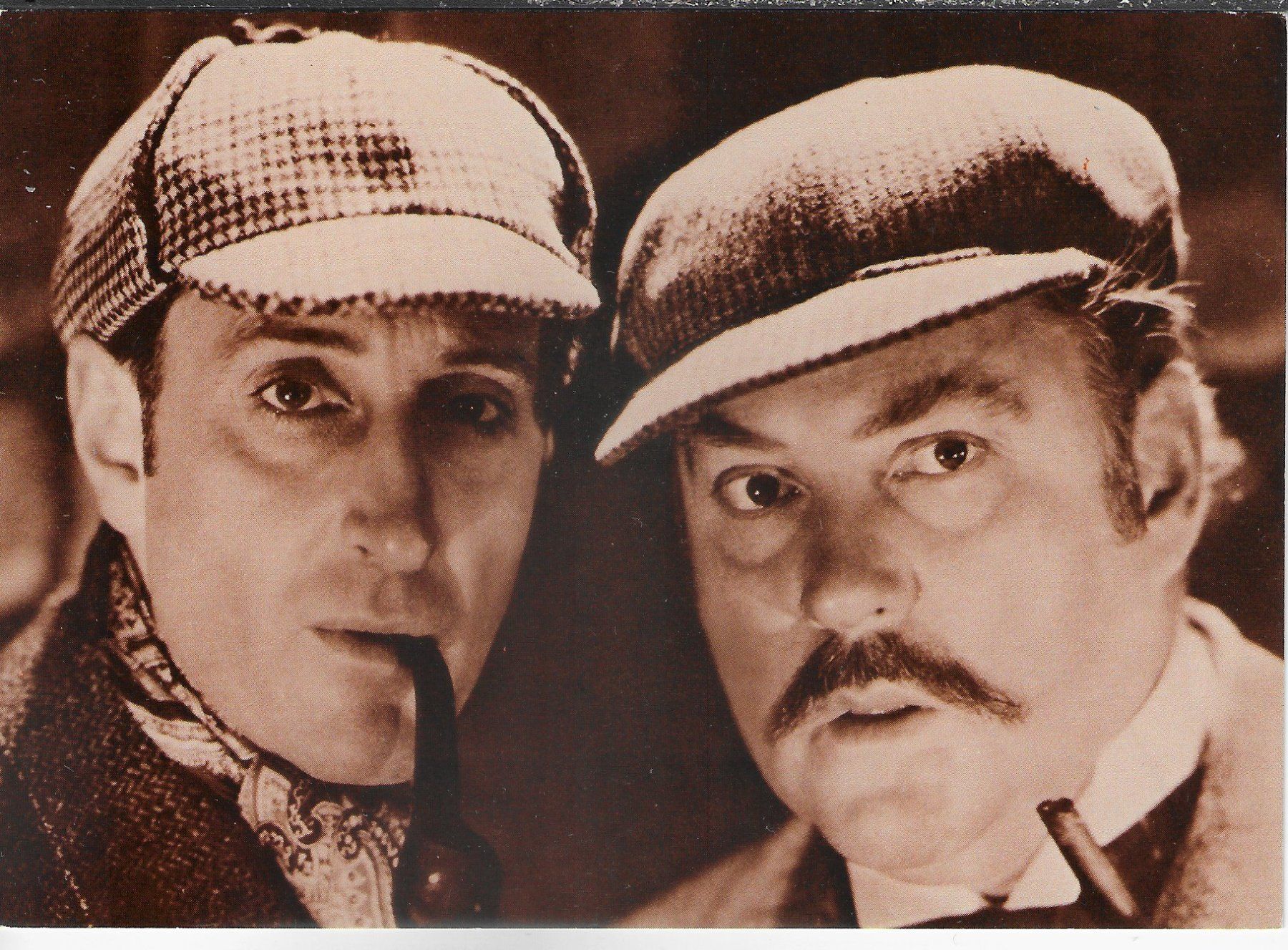 Ansichtskarten: Holmes/Watson – Gebraucht aus Ettingen von Kartenplanet