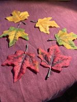 Ahornblatt, Herbstdekoration, 3 verschiedene Farben