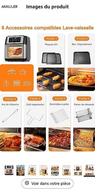 Elettrodomestici da cucina: Friteuse sans huile – Usato da VUISTERNENS-DEVANT-ROMONT venduto da Wobbe88 1