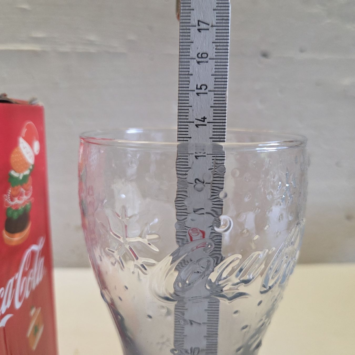 Coca-Cola Verres: Coca-Cola Glas mit Schneeflocken, Sammelglas.. – D'occasion à Stans par Ducati16 2