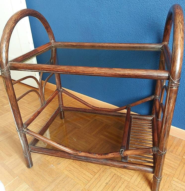 Tavoli: Vintage Rattantischli/Barwagen – Usato da Thun venduto da nad_x8nk 3