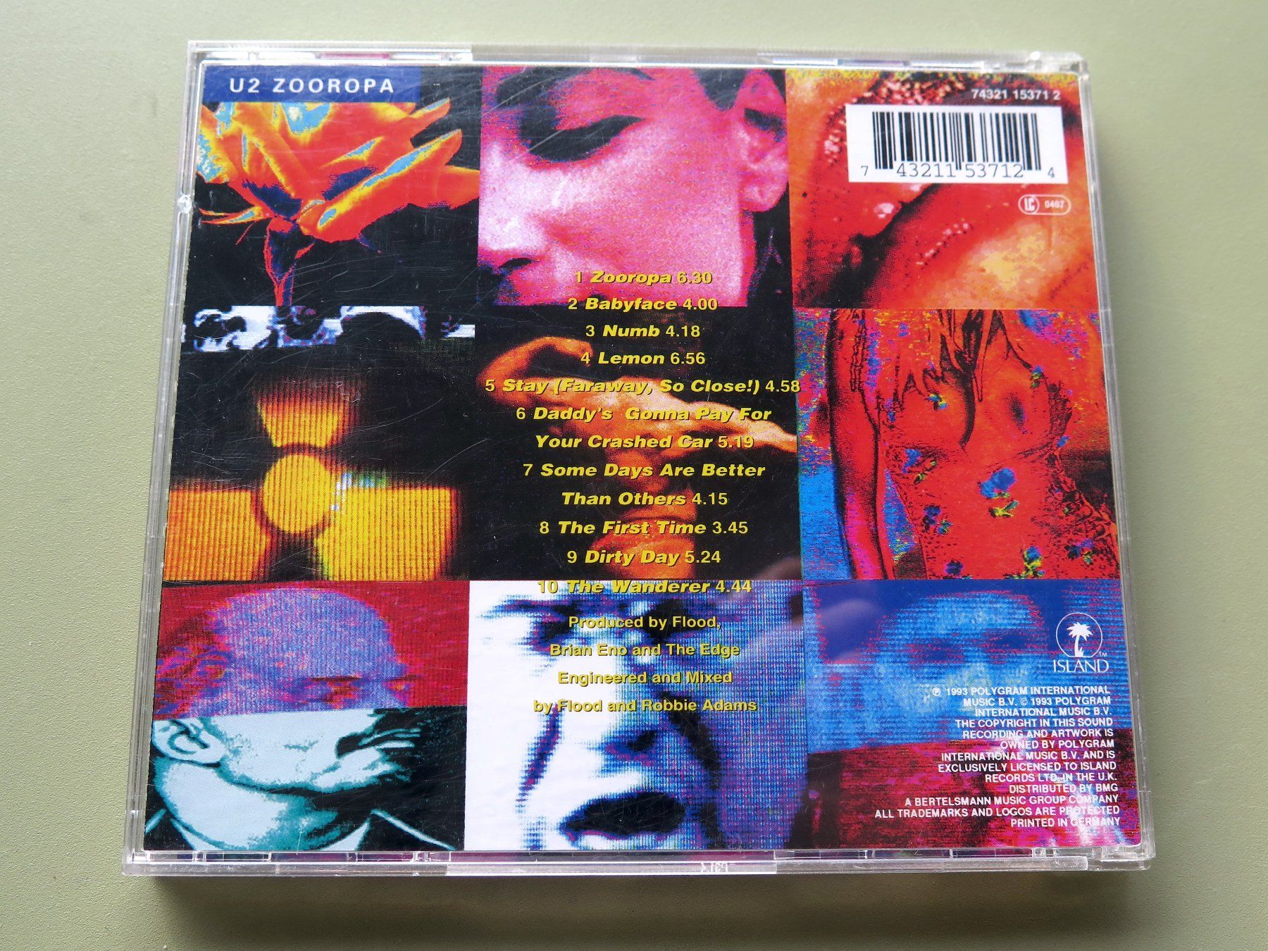 CD: (p) CD U2: Zooropa, 1993 – Usato da Bern venduto da Balzamico 1
