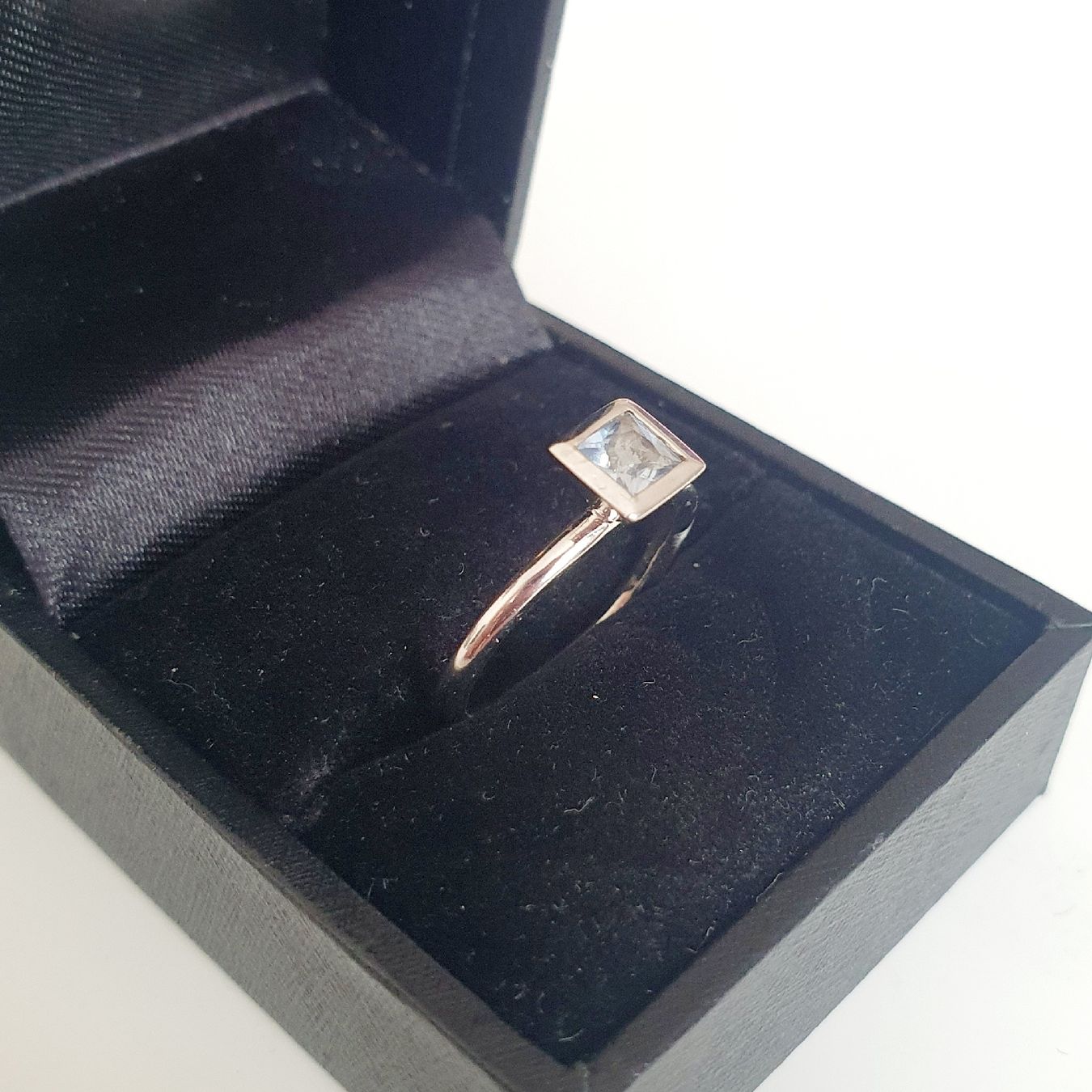 Bagues: Ring Silber 925 mit hellblauem Stein Grösse 16,2 mm – D'occasion à Kreuzlingen par Wunderkiste123 9