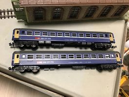 Minitrix SBB Wagen, 2 Stueck, N Spur, Top Zustand!