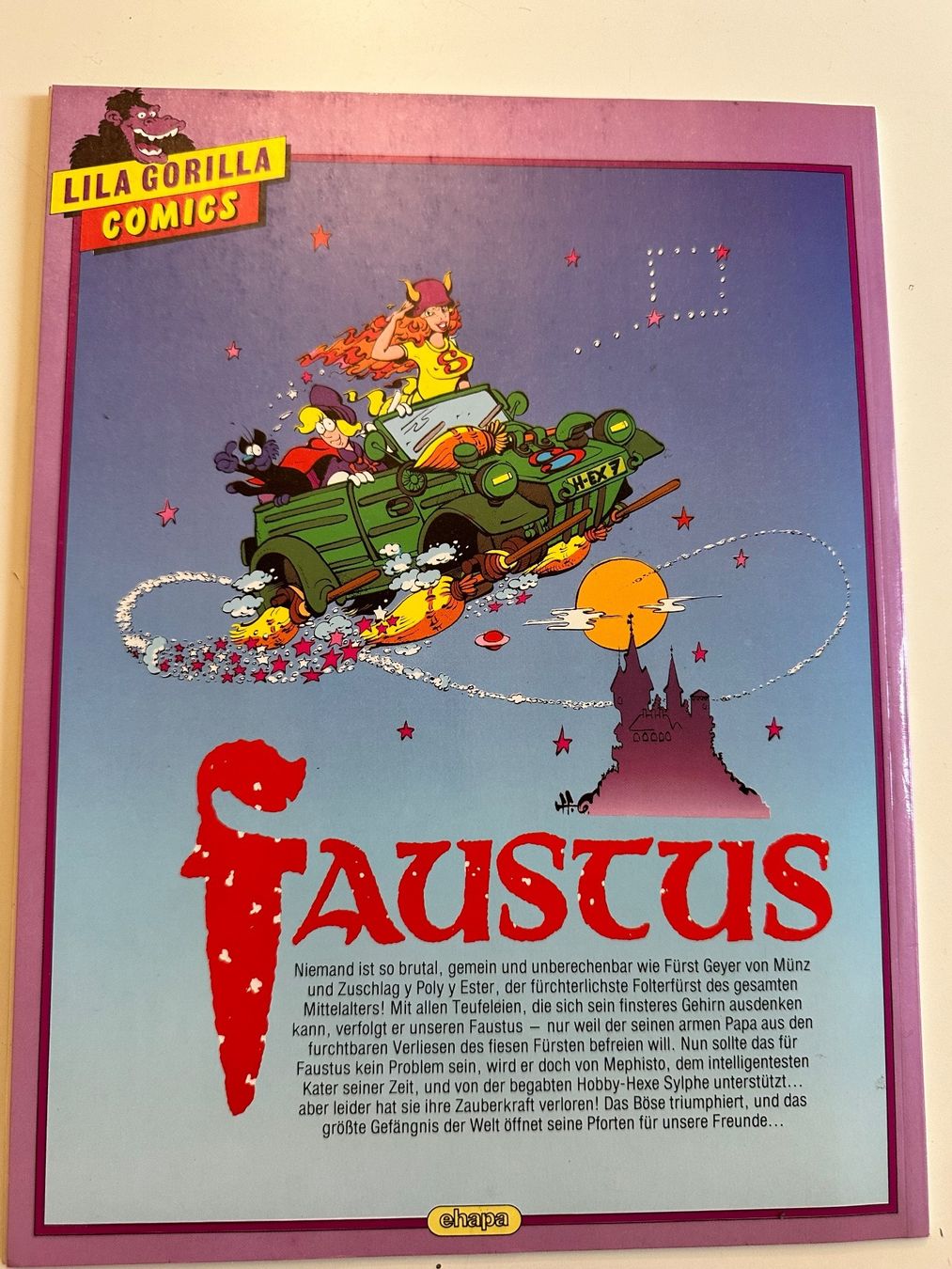 Fumetti: LILA GORILLA COMICS BAND 6 - FAUSTUS – Usato da Münsingen venduto da Ganjam 2