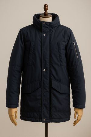 H&M Winterjacke, Grösse 164, passend für XS, Dunkelblau