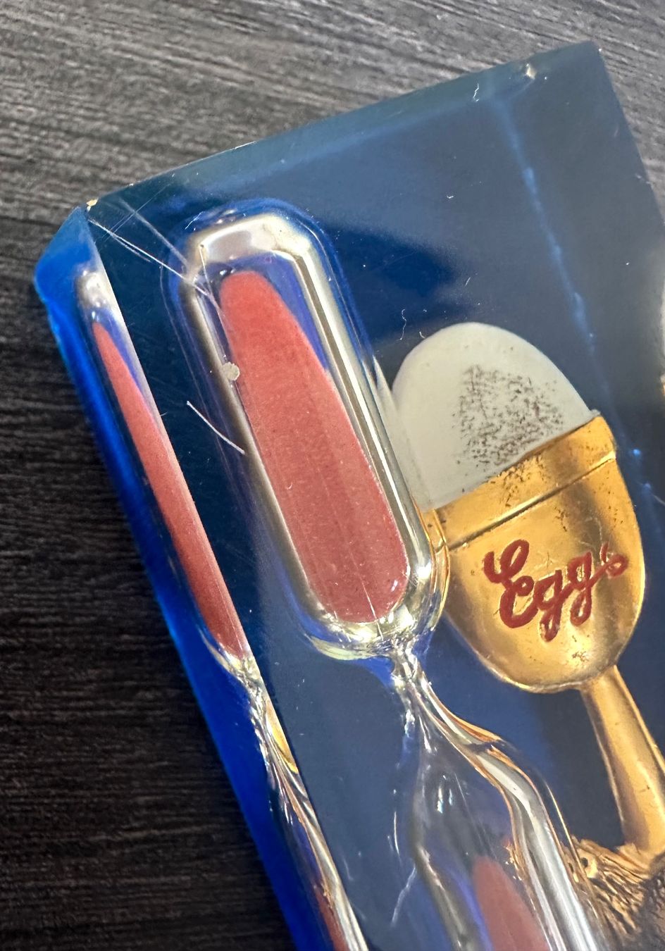 Elettrodomestici da cucina: Vintage Eieruhr, Sanduhr 3 Minuten, Lucite Egg Timer – Usato da Zürich venduto da brazerola 8
