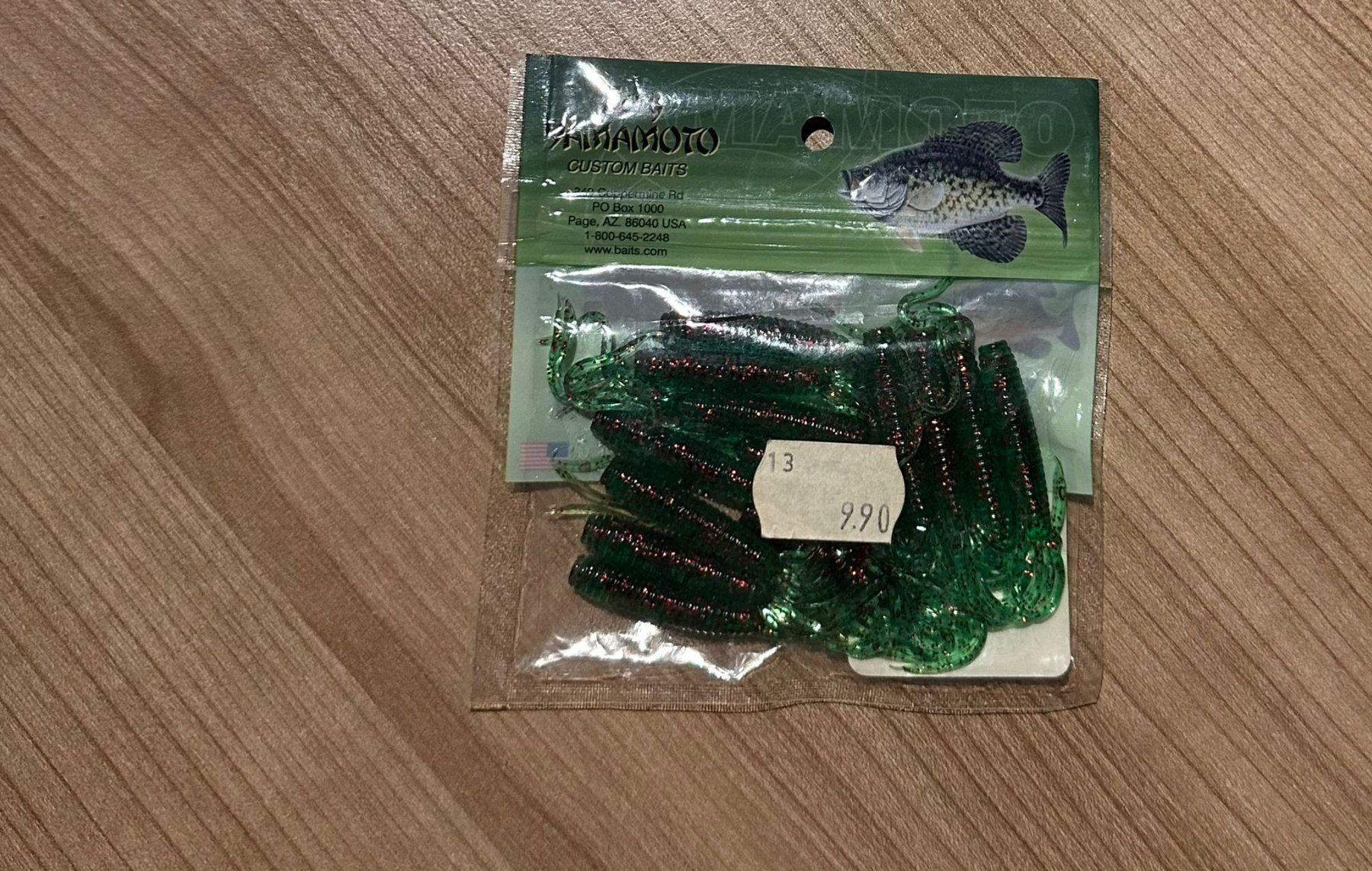 Esche: Gummiköder grün rot glitzer Jamamoto – Nuovo (secondo la descrizione) da Pfeffikon LU venduto da Aluzeus