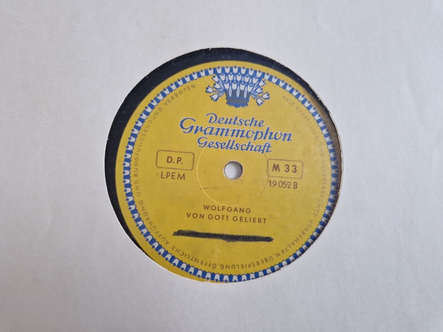 Dischi in vinile: LP Wolfgang von Gott geliebt – Usato da MUEHLAU venduto da ibo_5c7d 2