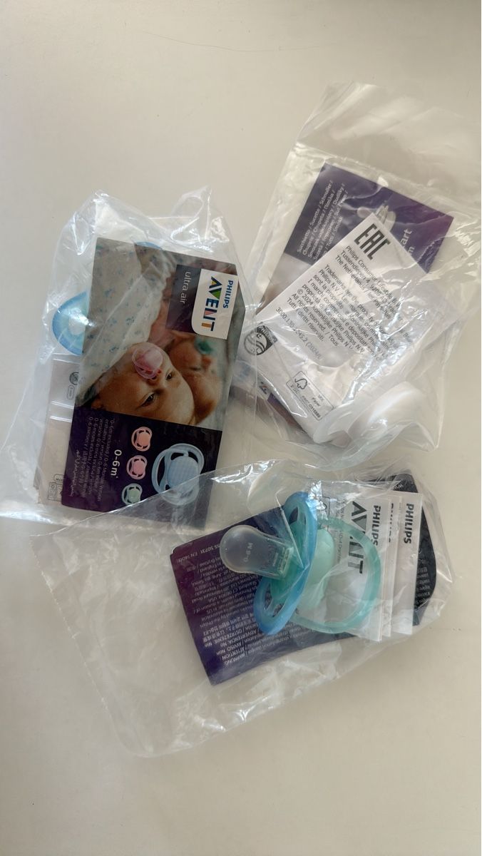 Avent Succhiotti & catenelle porta ciuccio: Lot de 3 sucettes Philips Avent 0-6 mois – Nuovo e nell'imballaggio originale da Saulcy venduto da lanah31