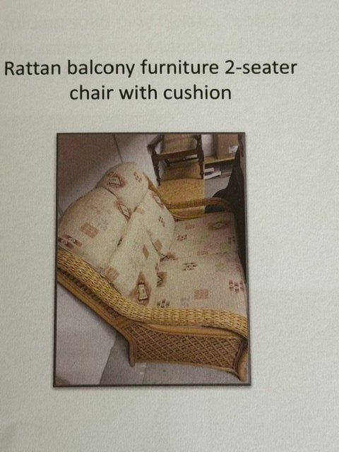 Divani: Canapé 2 places en rotin pour balcon – Usato da Montreux venduto da lil_jrq7