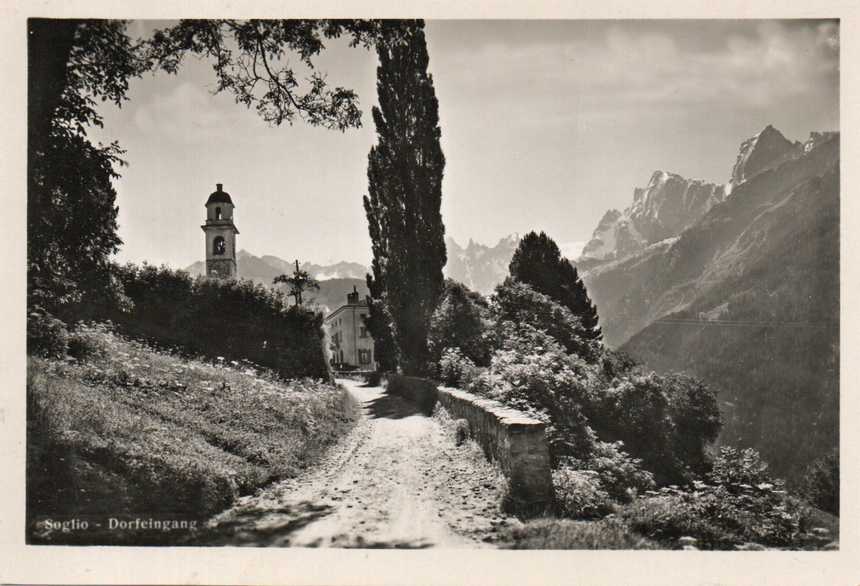 Cartoline postali: Soglio - Dorfeingang – Nuovo (secondo la descrizione) da Melano venduto da pisonsdro