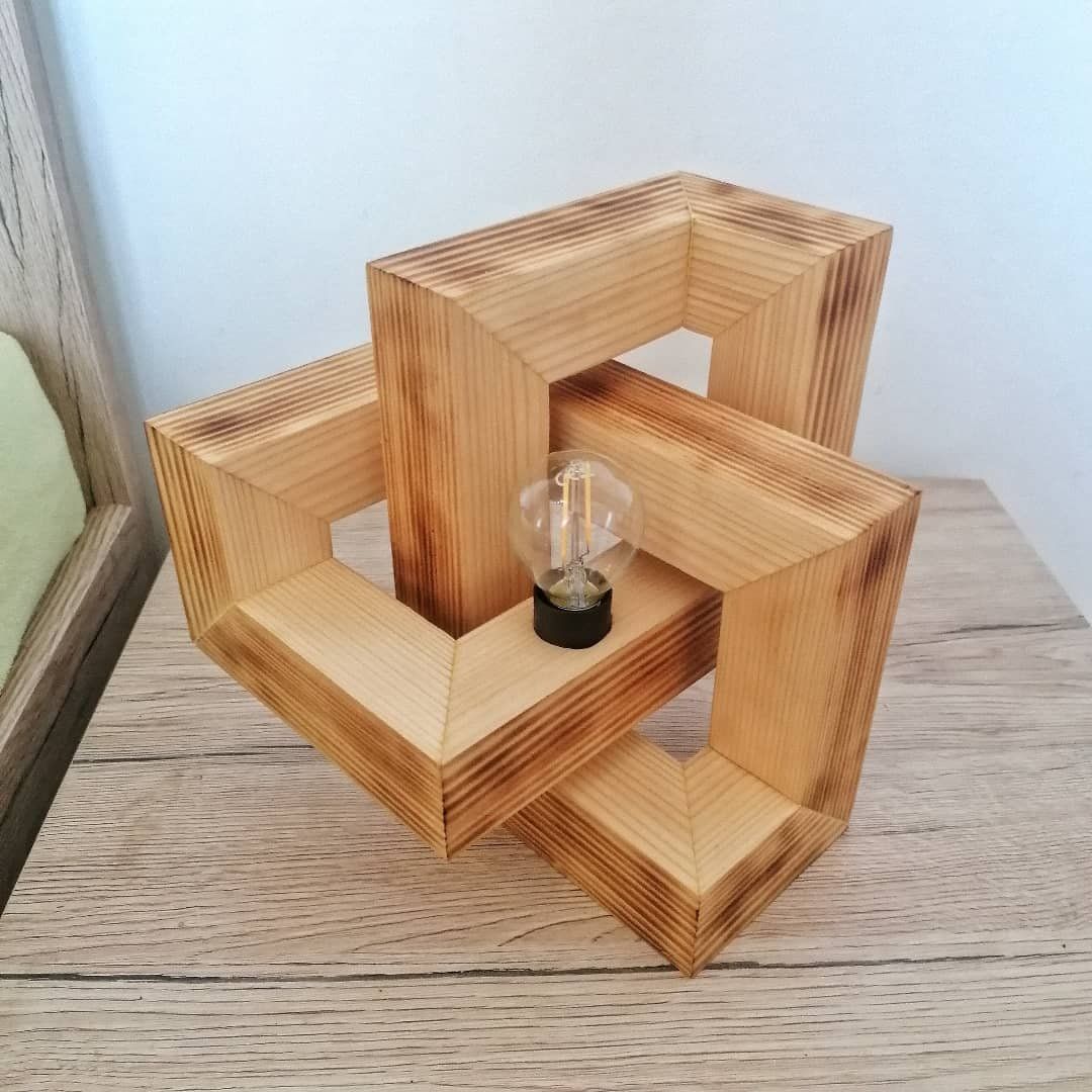 Lampade: Holz Illusion Lampe Massiv – Nuovo e nell'imballaggio originale da Zürich venduto da Miki_Schreiner 4