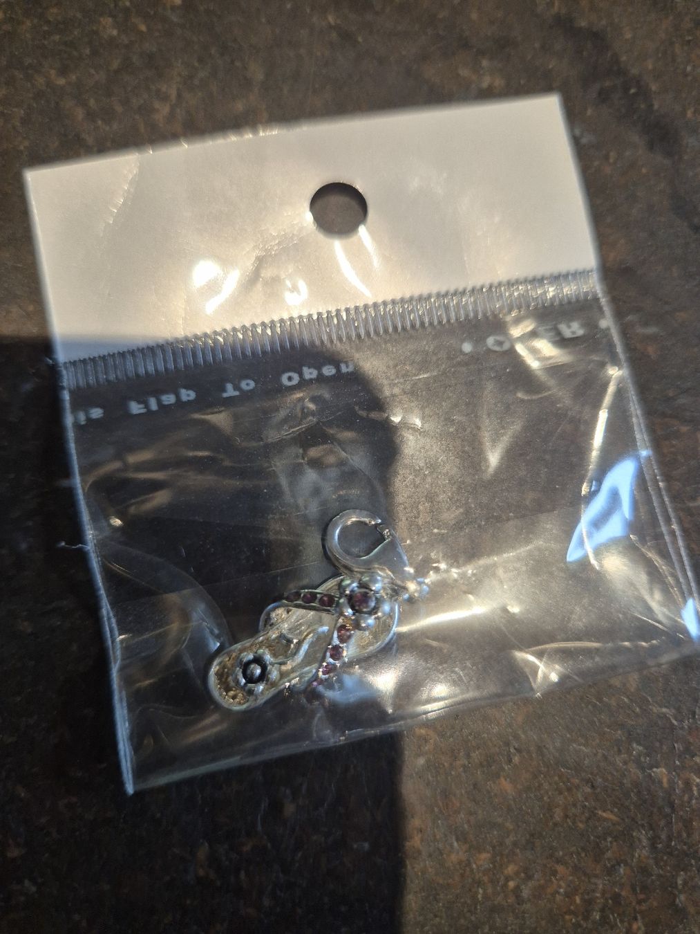 Ciondoli: Charm Anhänger Flip Flop – Nuovo e nell'imballaggio originale da Kollbrunn venduto da guernsey11 1