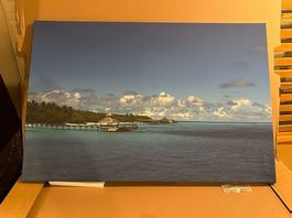 Grosses Wandbild - Meer, Himmel und Inseltraum